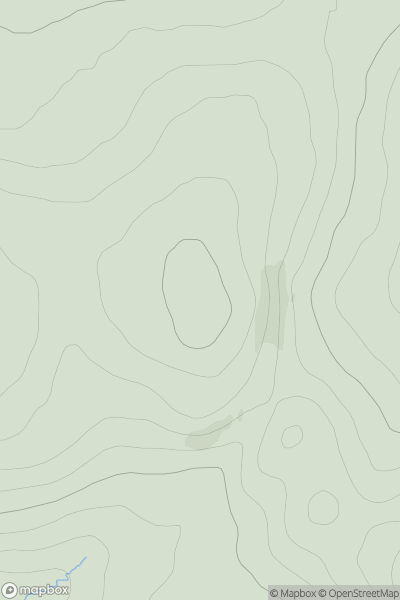Thumbnail image for Carn Choire Odhair [Glen Albyn and the Monadh Liath] [NH751283] showing contour plot for surrounding peak
